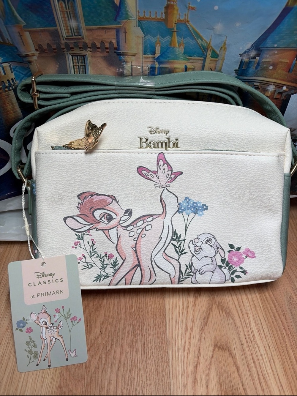 Disney Faux Leather Bambi Thumper Crossbody Camera Bag *Primark*-NEW